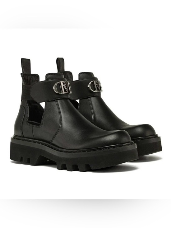 MCM Shoes - MCM Travia Black Italy Leather Cutout Ankle Boot Women's EU38/US 7.5-8 MSRP $830